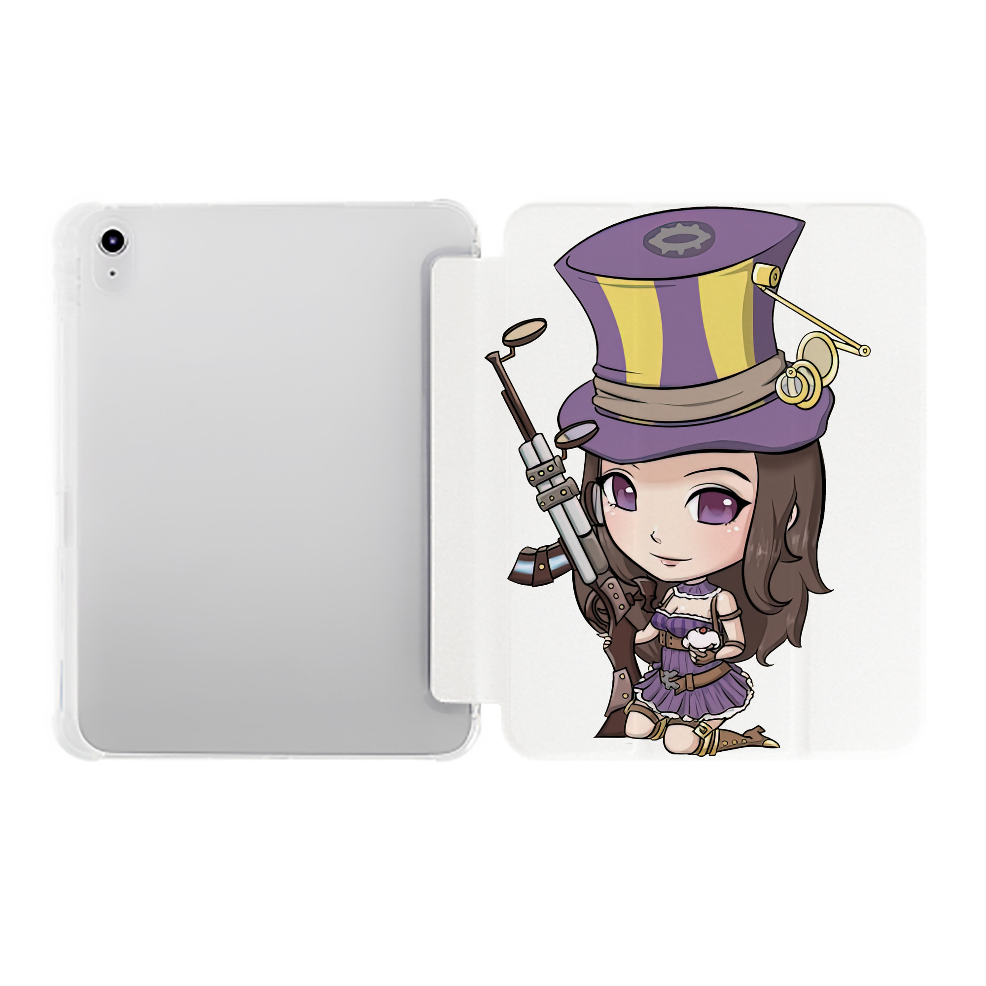 （画像用） リーグ・オブ・レジェンド League of Legends LOL IPad ケース ペン収納付き 三つ折りスタンド PUレザー×シリコン 対応機種9.5/10.5/10.9インチ